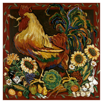 Rooster Harvest Print Rooster Harvest Print