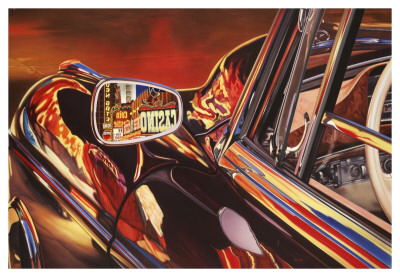 1956 Mercedes 220 Las Vegas Print 1956 Mercedes 220 Las Vegas Print