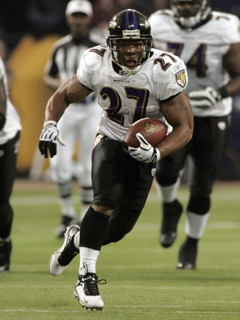 Ravens Vikings Football: Minneapolis, MN - Ray Rice Photographic Print