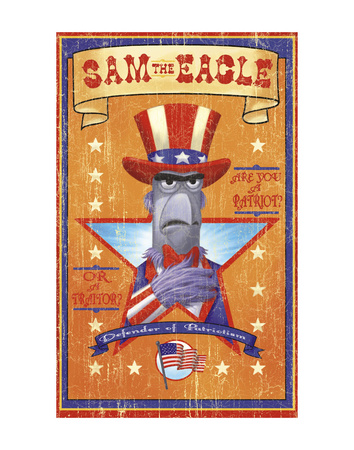 Sam the Eagle: Defender of Patriotism Print Sam the Eagle: Defender of Patriotism Print