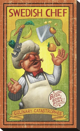 Swedish Chef: Culinary Catastrophes Stretched Canvas Print Swedish Chef: Culinary Catastrophes Stretched Canvas Print