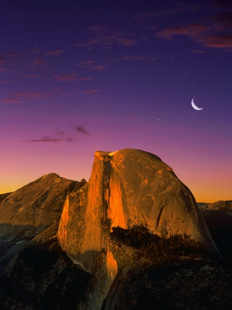 Half Dome at Twilight Stretched Canvas Print