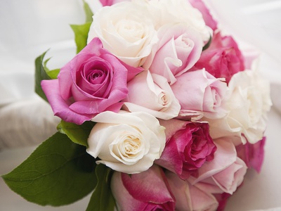 Bouquet of Roses Stretched Canvas Print