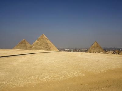 The Great Pyramids Stretched Canvas Print
