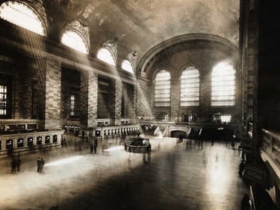 Concourse of Grand Central Terminal Stretched Canvas Print