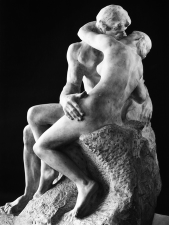 Rodin: The Kiss, 1886 Stretched Canvas Print