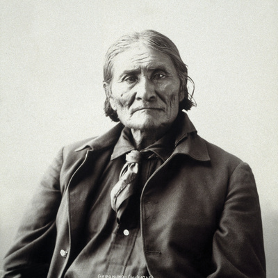 Geronimo (1829-1909) Stretched Canvas Print