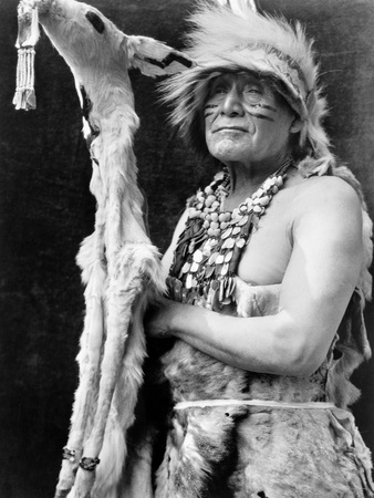 Hupa Dancer, C1923 Stretched Canvas Print