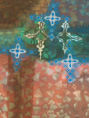Diamond Pattern II Stretched Canvas Print