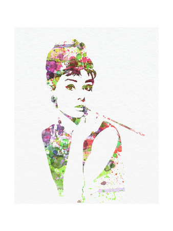 Audrey Hepburn 2 Stretched Canvas Print