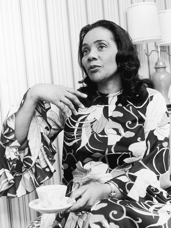 Civil Rights Leader Coretta Scott King, Montgomery Bus Boycott Anniversary Event, 1975 Stretched Canvas Print