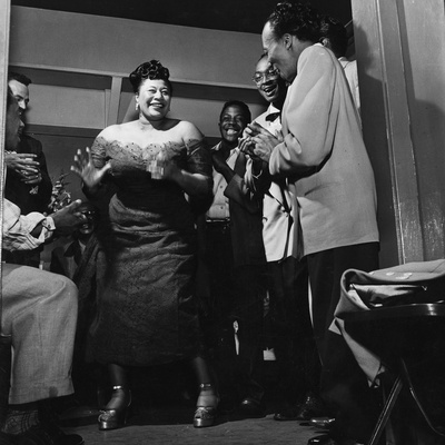 Ella Fitzgerald - 1954 Stretched Canvas Print