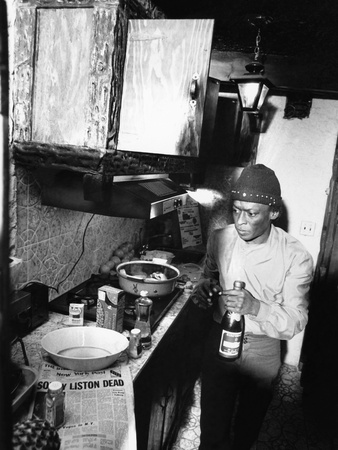 Miles Davis - 1971 Stretched Canvas Print