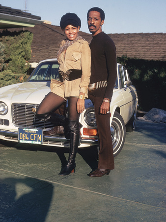 Tina and Ike Turner - 1971 Stretched Canvas Print