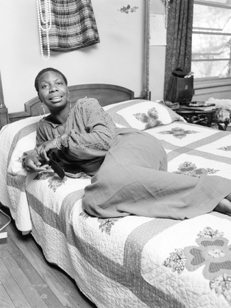 Nina Simone, - 1959 Stretched Canvas Print