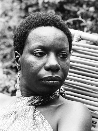 Nina Simone Stretched Canvas Print