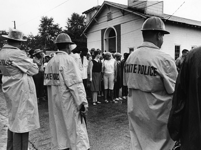 Bogalusa Protest - 1965 Stretched Canvas Print