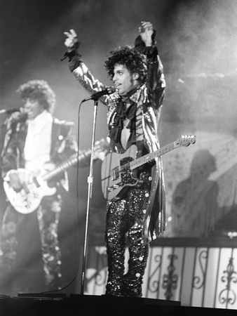 Prince and The Revolution - 1984 Stretched Canvas Print