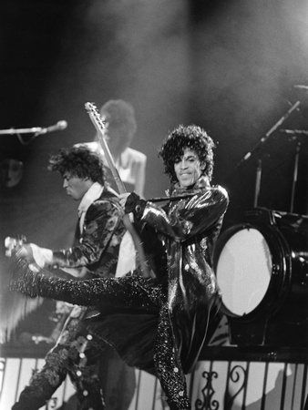 Prince and The Revolution - 1984 Stretched Canvas Print