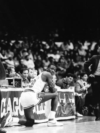 Michael Jordan - 1986 Stretched Canvas Print