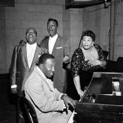 Nat King Cole Stretched Canvas Print