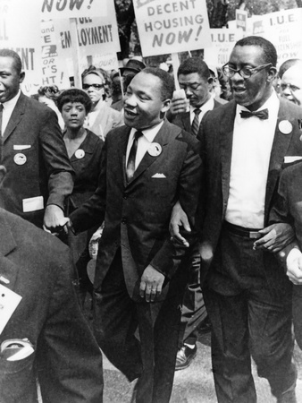 March on Washington 1963 Stretched Canvas Print