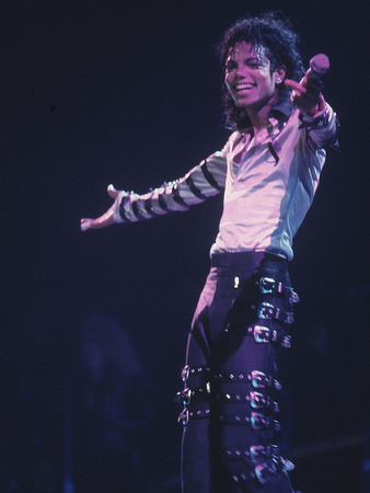 Michael Jackson - 1988 Stretched Canvas Print