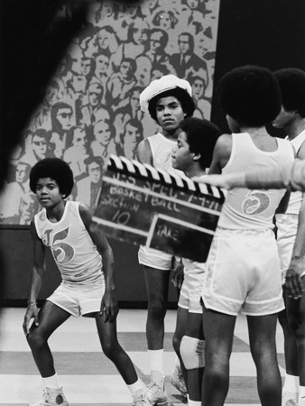 Michael Jackson; Jackson 5 -1971 Stretched Canvas Print