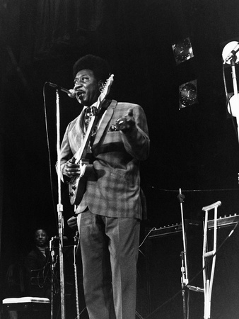 Muddy Waters-1970 Stretched Canvas Print