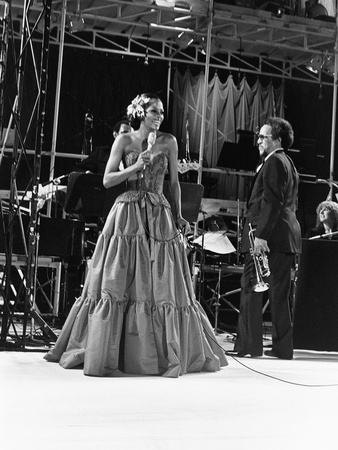 Diana Ross - 1978 Stretched Canvas Print