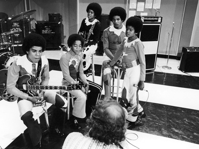 Michael Jackson; Jackson 5 -1971 Stretched Canvas Print