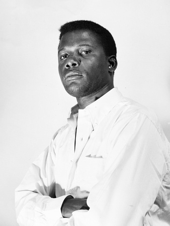 Sidney Poitier - 1958 Stretched Canvas Print