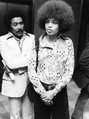 Angela Davis 1973 Stretched Canvas Print