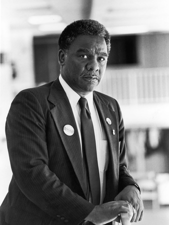 Harold Washington -1980 Stretched Canvas Print