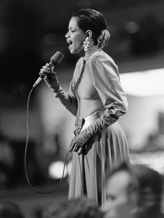 Melba Moore - 1988 Stretched Canvas Print