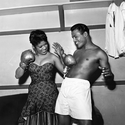 Sugar Ray Robinson Stretched Canvas Print