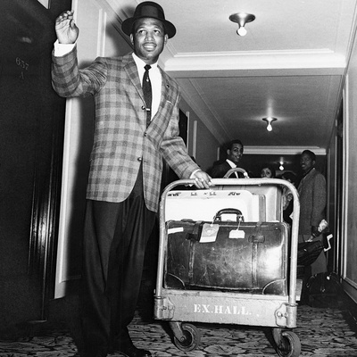 Sugar Ray Robinson Stretched Canvas Print