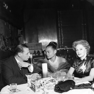 Eartha Kitt - 1959 Stretched Canvas Print