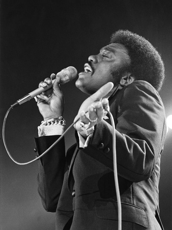 Johnnie Taylor Stretched Canvas Print