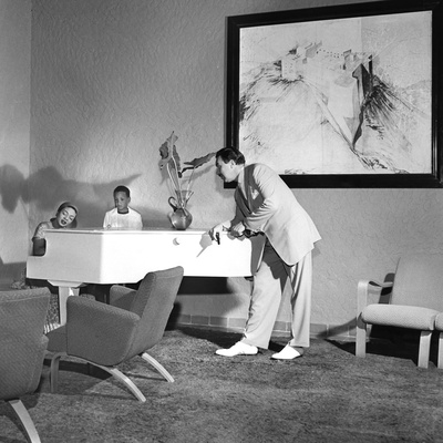 Hazel Scott and Adam Clayton Powell Stretched Canvas Print