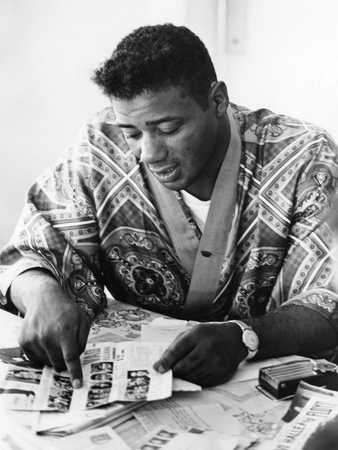 Floyd Patterson 1961 Stretched Canvas Print