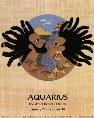 Aquarius (Jan 20-Feb 18) Print Aquarius (Jan 20-Feb 18) Print