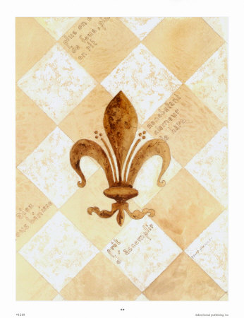 Fleur-De-Lis III Print Fleur-De-Lis III Print