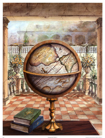 Antiquarian Globes I Print Antiquarian Globes I Print
