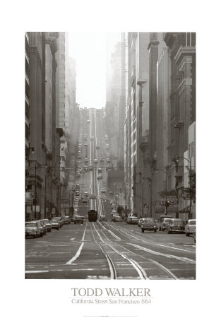 California Street, San Francisco, 1964 Print California Street, San Francisco, 1964 Print