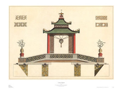 Cathay Pagoda Print Cathay Pagoda Print