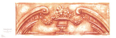 Pediment Drawing II Print Pediment Drawing II Print
