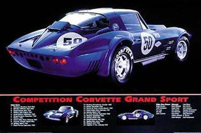 Competition Corvette 50 Print Competition Corvette 50 Print