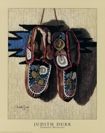 Delaware Moccasins Print Delaware Moccasins Print