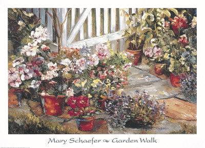Garden Walk Print Garden Walk Print